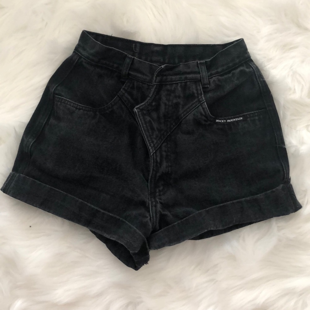 rocky mountain black jean shorts